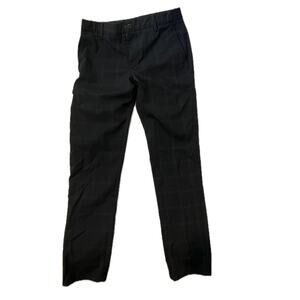 Zaraa Black Pattern Casual Pants Unisex Small 28x26